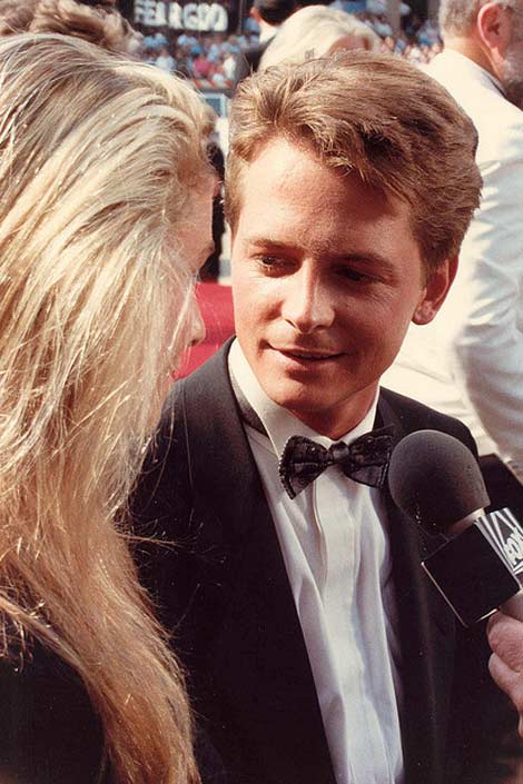 Michael J. Fox appears in a photo from the 40th...