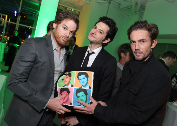 Michael C. Hall and Desmond Harrington of the...