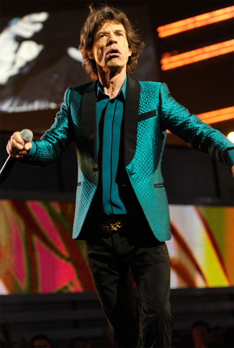 Mick Jagger appears in a photo posted on his...