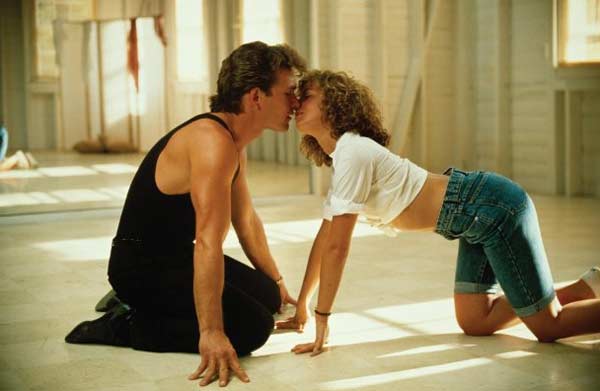 Jennifer Grey and Patrick Swayze appear in a...