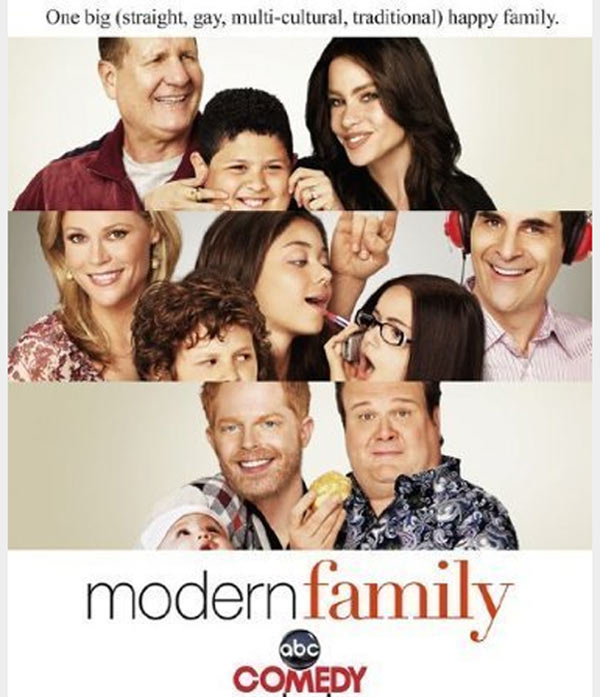 Still image of the cast from 'Modern Family.'