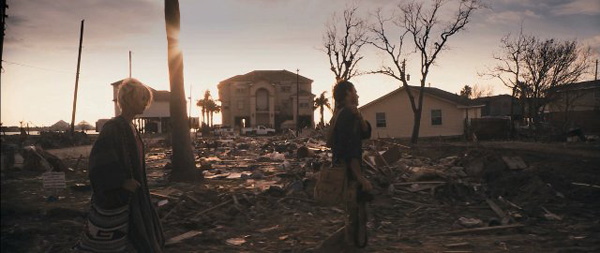 Whitney Able and Scoot McNairy in a still from 'Monsters.'