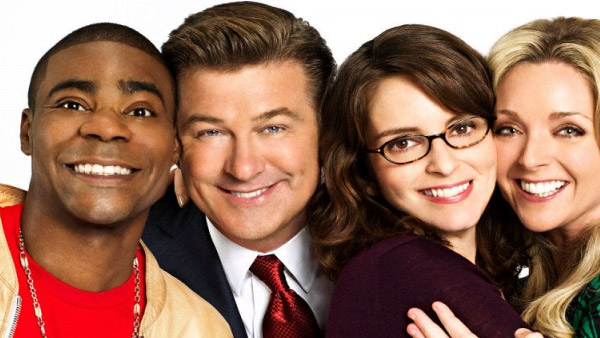 Tracy Morgan (far left) appears with his co-stars from the hit NBC show '30 Rock.'