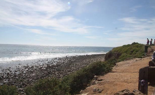 The view from Jack Nicholson's Malibu home. The...