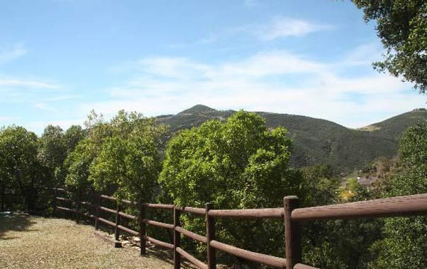 The view from Jack Nicholson's Malibu home. The...