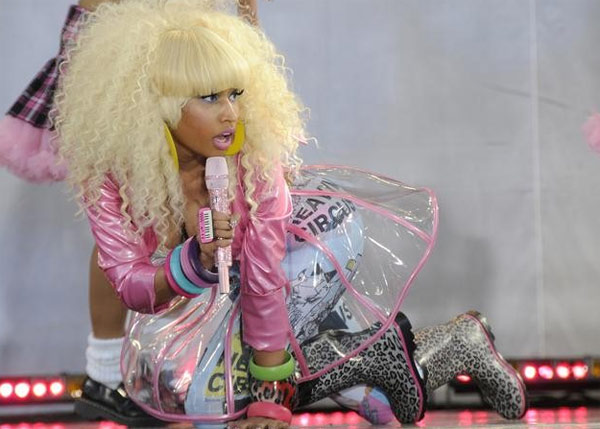 Nicki Minaj performs on 'Good Morning America'...