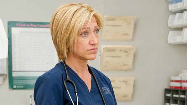 Edie Falco appears in a scene from the show...