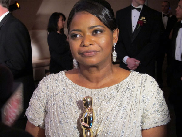 Octavia Spencer, winner of the 2012 Oscar for...