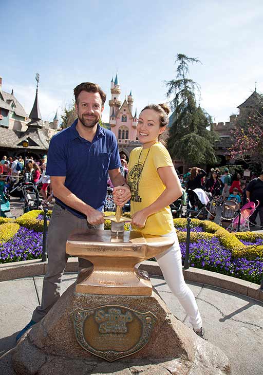 Newly-engaged couple Olivia Wilde and Jason...