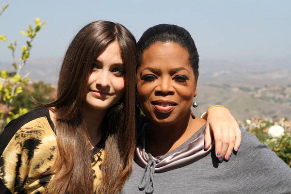 Paris Jackson (left), poses with Oprah Winfrey. Jackson is featured on a June 10 episode of the OWN series 'Oprah's Next Chapter.'