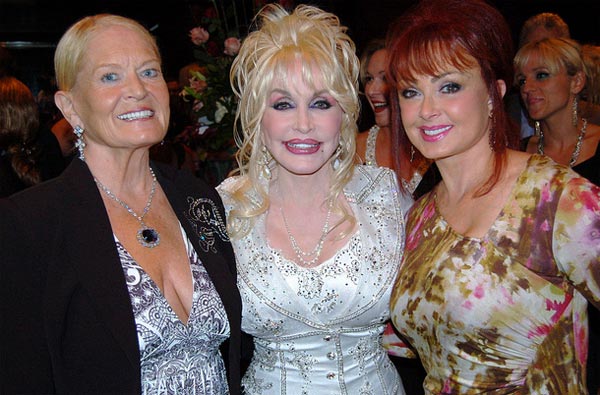 From left: Lynn Anderson, Dolly Parton and Naomi...