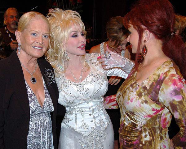 From left: Lynn Anderson, Dolly Parton and Naomi...