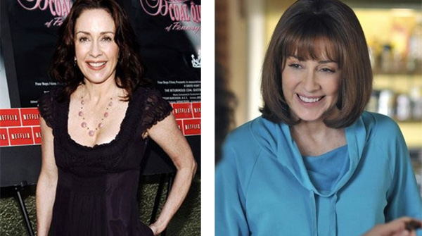 Pictured:  At left, Patricia Heaton appears at the event of 'The Bituminous Coal Queens of Pennsylvania' (2005). At right, she appears in a still from 'The Middle.'