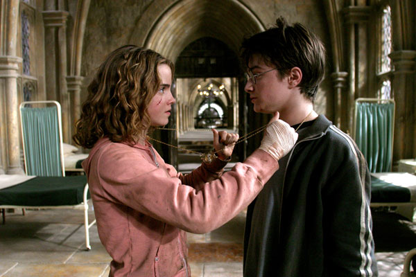 Hermione Granger (Emma Watson) and Harry Potter...