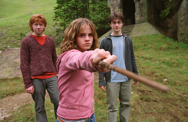 Ron Weasley (Rupert Grint), Hermione Granger...