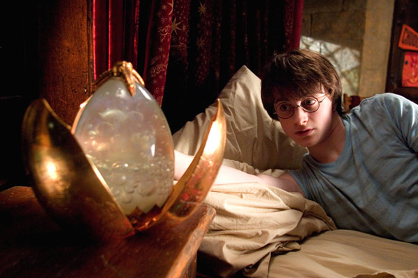 Harry Potter (Daniel Radcliffe) appears in a...