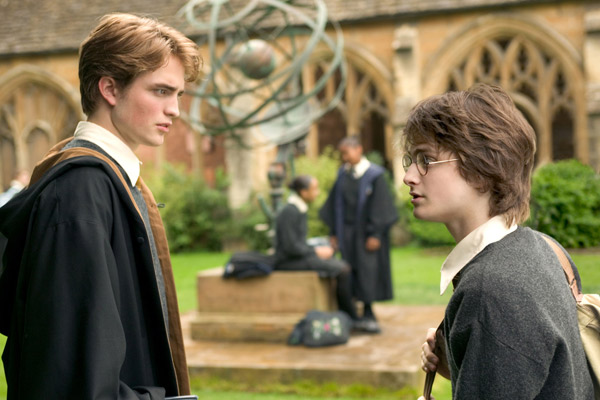 Cedric Diggory (Robert Pattinson) and Harry...