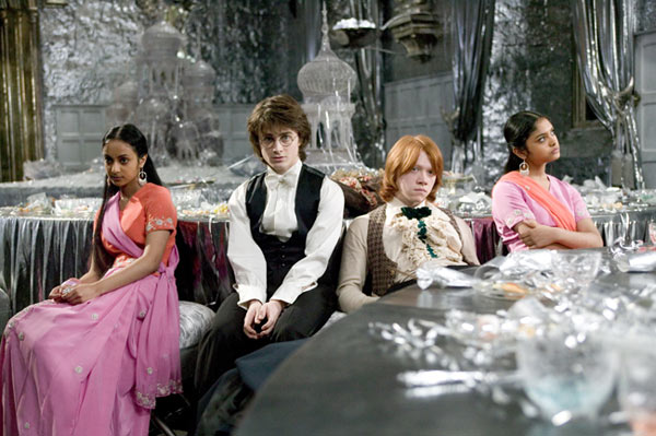 Harry Potter (Daniel Radcliffe) and Ron Weasley...