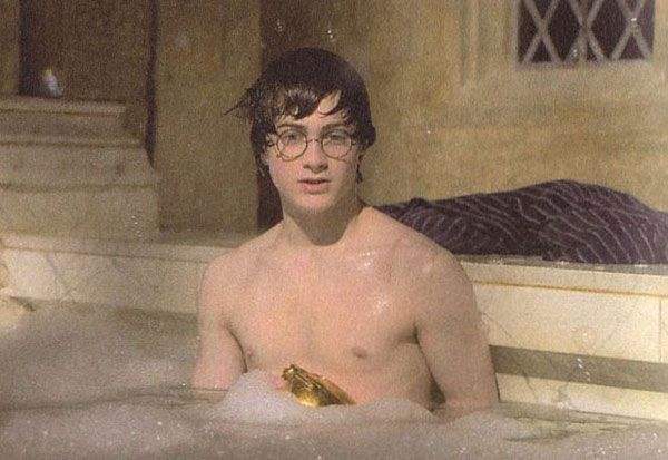 Harry Potter (Daniel Radcliffe) appears in a...