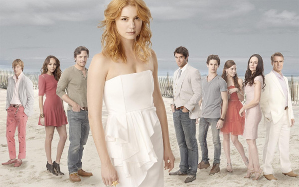 Still image of the cast from the show 'Revenge.'