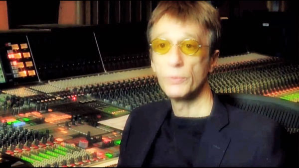 Robin Gibb appears in the trailer for his new classic album, 'The Titanic Requiem,' which was posted on his <a href='http://www.youtube.com/user/robingibb' title='Robin Gibb on YouTube' target='_blank'>YouTube page</a> on Jan. 12, 2012.