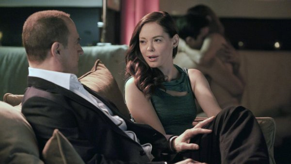 McGowan appears in a scene from the TV show 'Law...