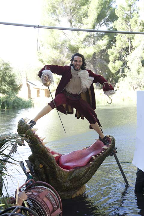 Russell Brand appears in a behind the scenes...