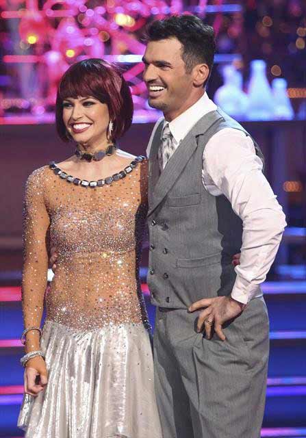 Melissa Rycroft and Tony Dovolani appear in a...