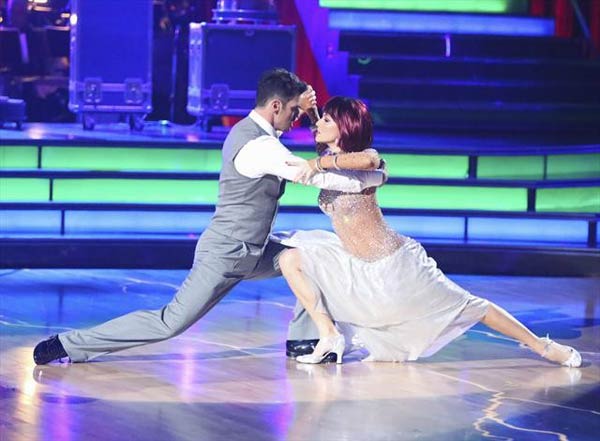 Melissa Rycroft and Tony Dovolani appear in a...