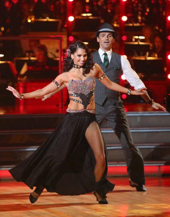 Melissa Rycroft and Tony Dovolani appear in a...