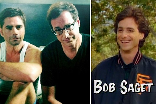 Bob Saget appears in a scene from the comedy...