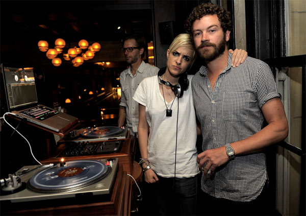 DJ Sam Ronson and 'That '70s Show' actor Danny...