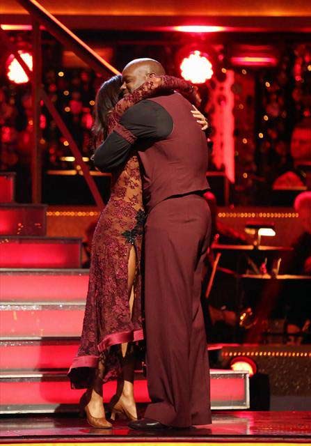 Emmitt Smith and Cheryl Burke appear in a still...