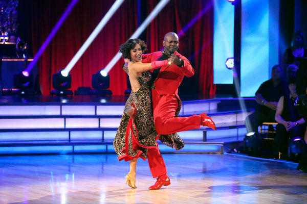 Retired NFL star Emmitt Smith and his partner...