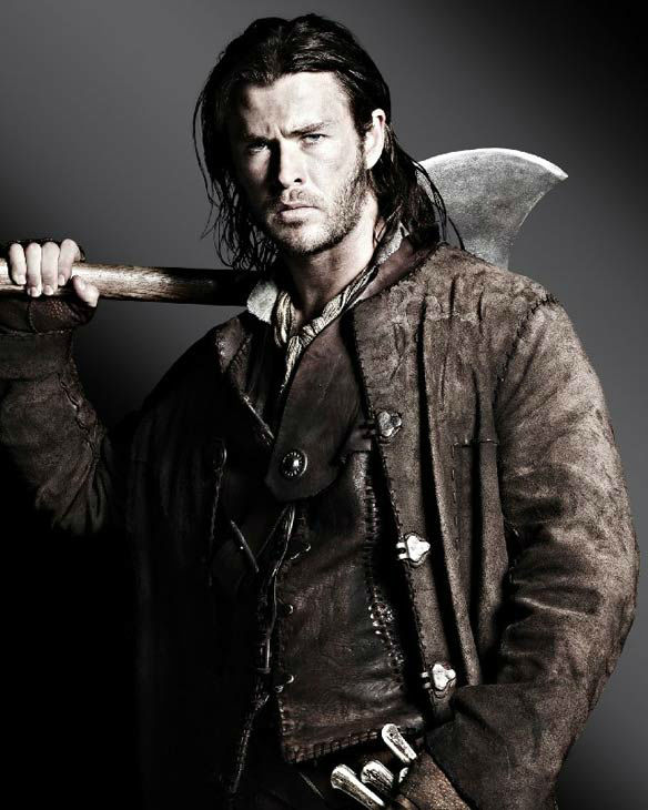 Chris Hemsworth appears in a promotional poster...