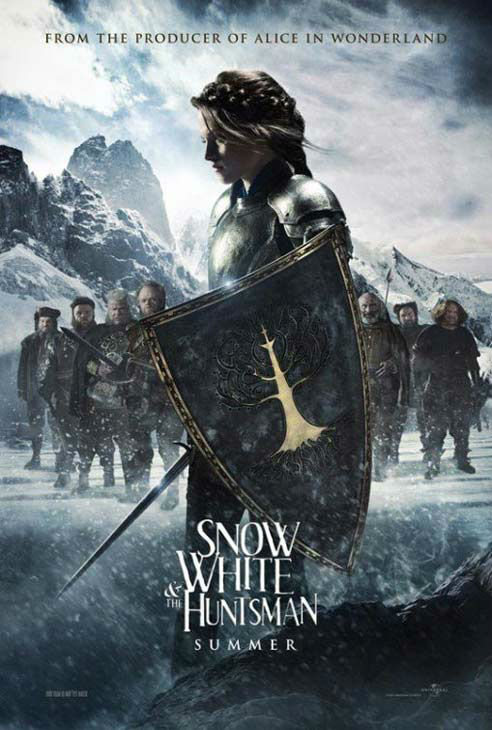 Kristen Stewart appears in a promotional poster...