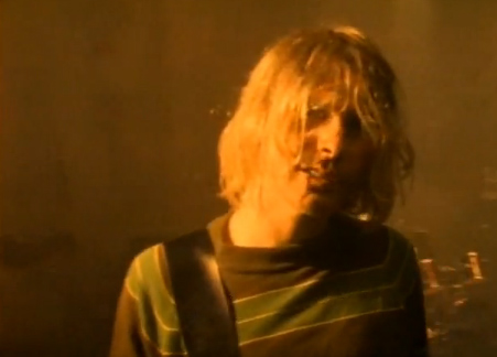 Kurt Cobain appears in a scene from the music...