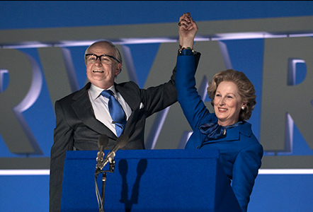 Meryl Streep appears as Margaret Thatcher and...