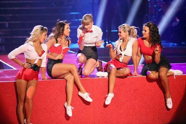 Taylor Swift performed on 'Dancing With The...