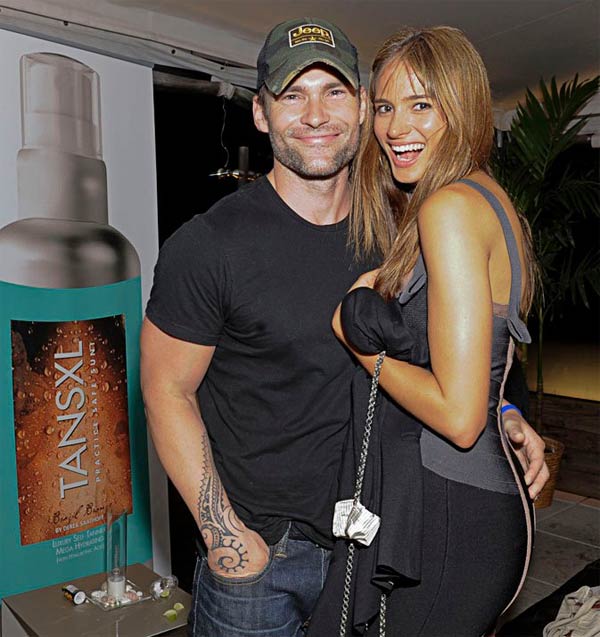 Seann William Scott and Lindsay Frimodt appear...