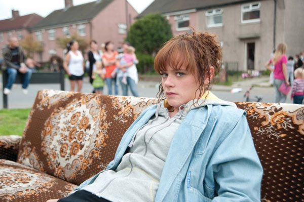 Natalie Gavin in a still from 'The Arbor.'