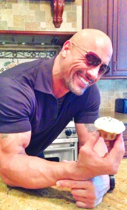 Dwayne Johnson Tweeted this photo on Nov. 22,...