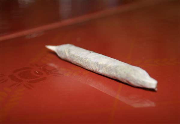 A photo of a marijuana joint.