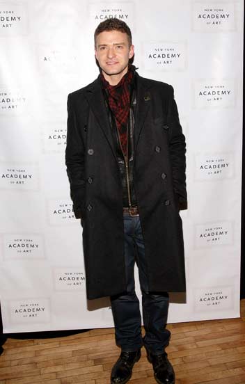 Justin Timberlake appears in a photo from his official website.