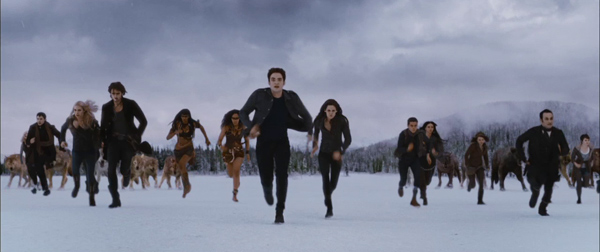 Bella and Edward (Kristen Stewart and Robert...