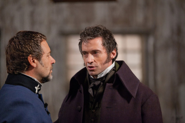 Hugh Jackman and Russell Crowe appear as Jean...
