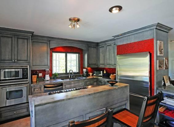 The kitchen inside Estella Warren's Beverly...