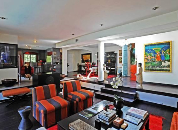 A room inside Estella Warren's Beverly Hills...