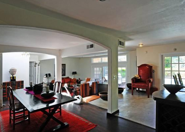 A room inside Estella Warren's Beverly Hills...