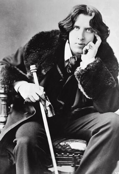 Oscar Wilde appears in this undated photo.